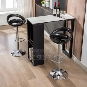 Rolling Modern Kitchen Barstool