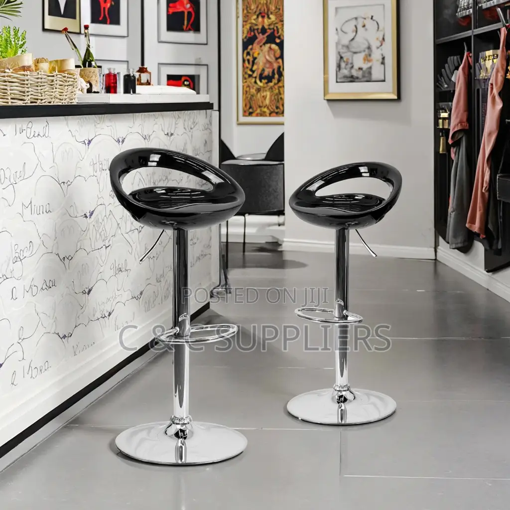 Rolling Modern Kitchen Barstool