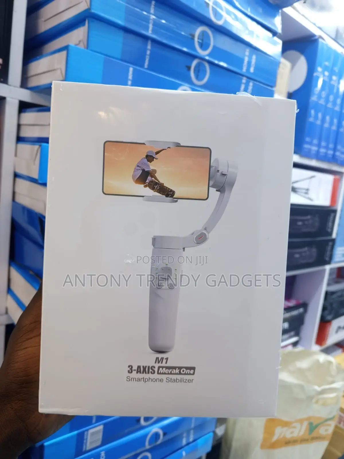 M1 Portable Smartphone Gimbal Stabilizer With Tripod