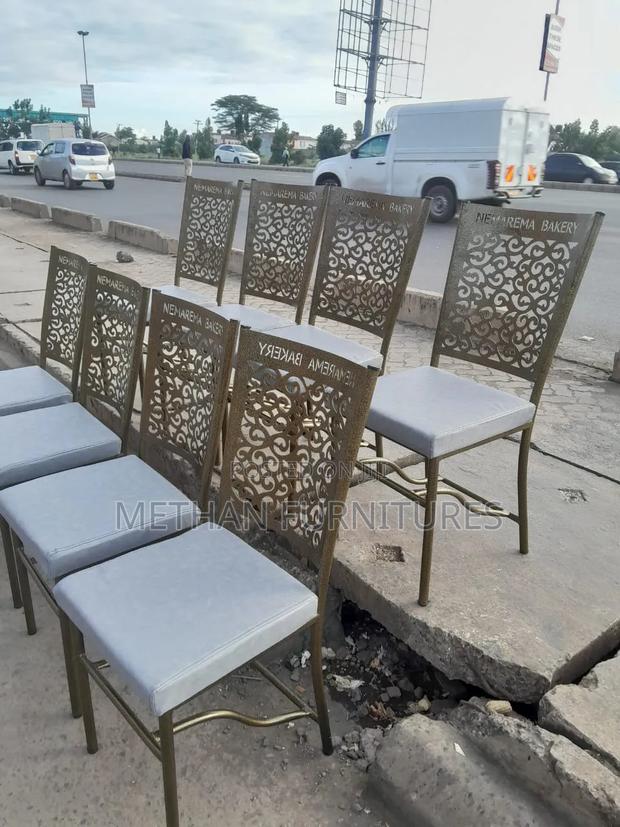 High Metallic Chairs - thumbnail 2