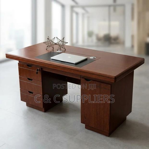 Mahogany Advanced Home Office Desk-1.2m - thumbnail 2