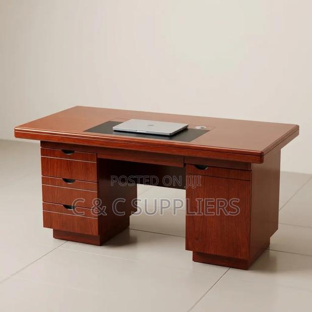 Mahogany Advanced Home Office Desk-1.2m - thumbnail 5