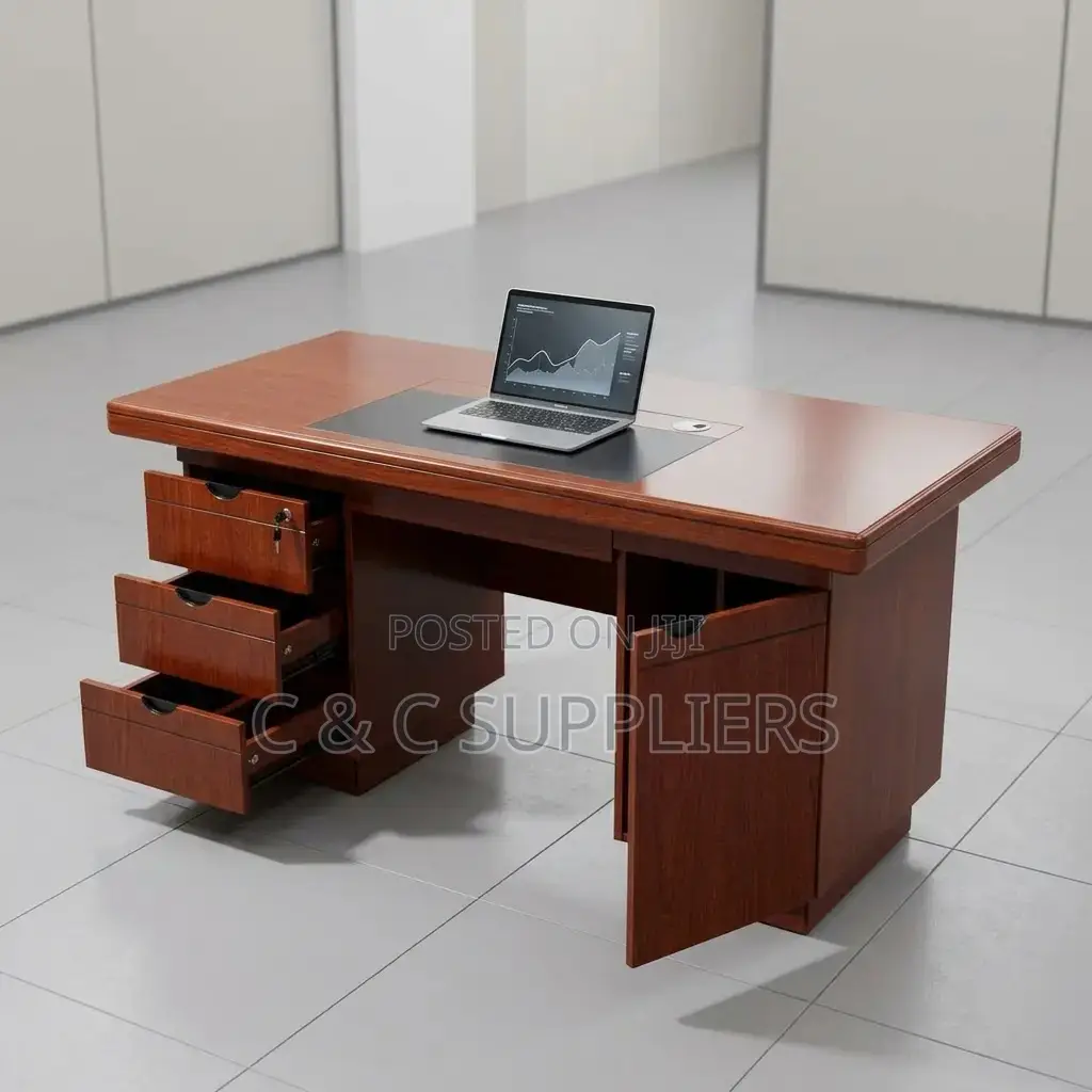 Mahogany Advanced Home Office Desk-1.2m