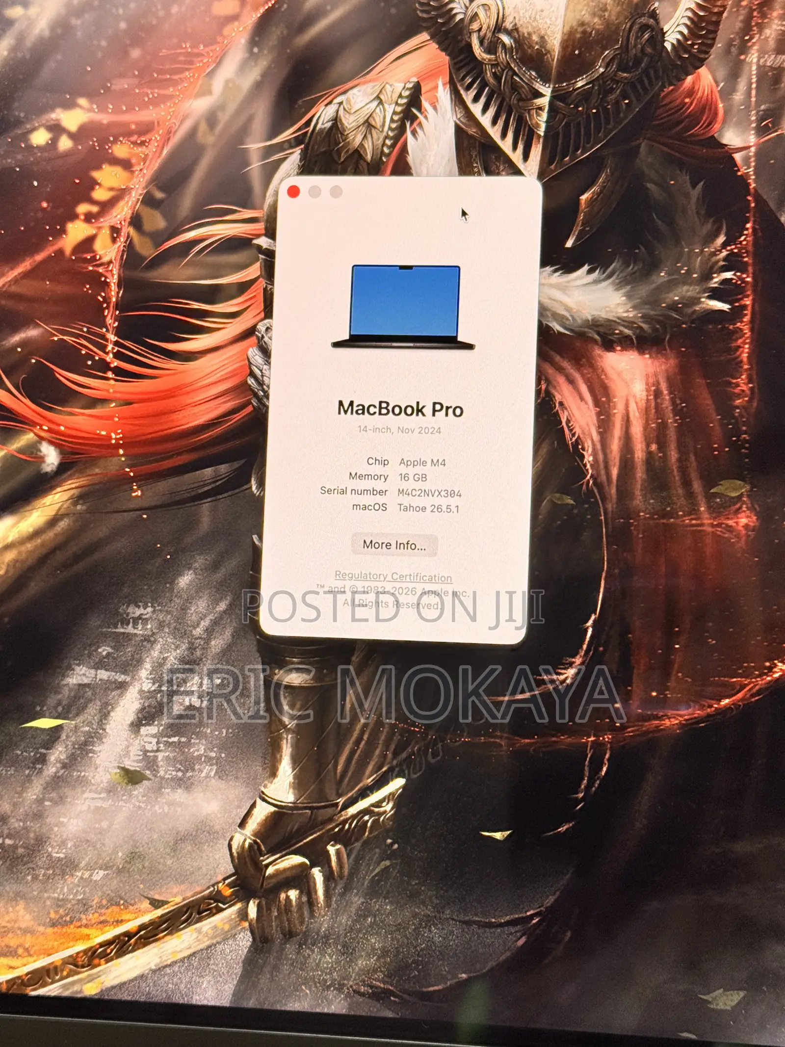 Laptop Apple MacBook Pro 2024 M4 Pro 16GB Apple M4 Pro SSD 512GB