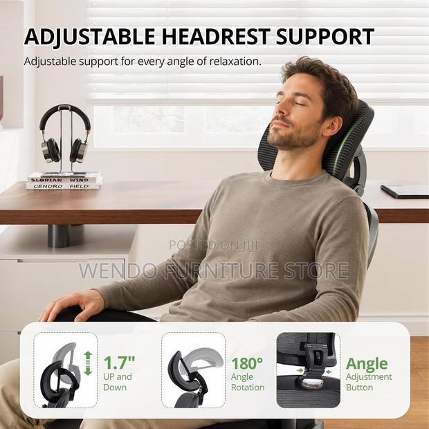 Office Chairs; Executive Ergonomic High Backrest Home Office Chairs - thumbnail 3