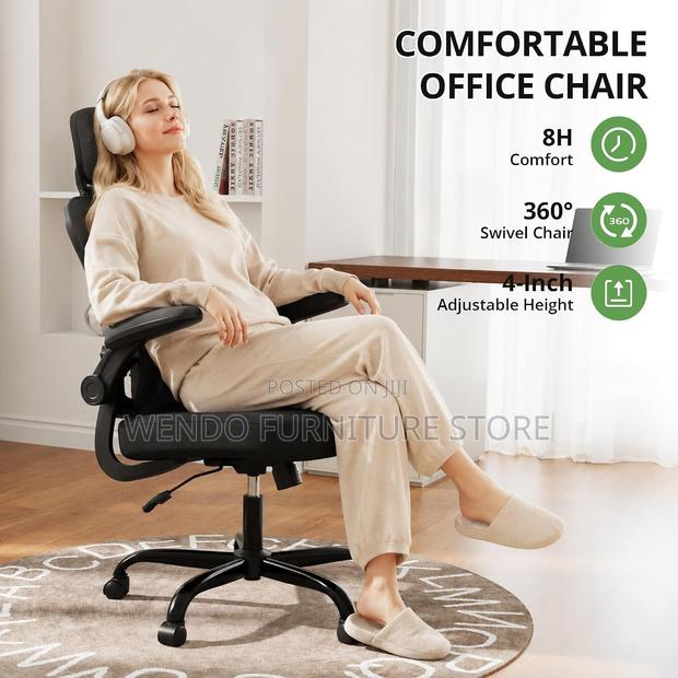 Office Chairs; Executive Ergonomic High Backrest Home Office Chairs - thumbnail 4