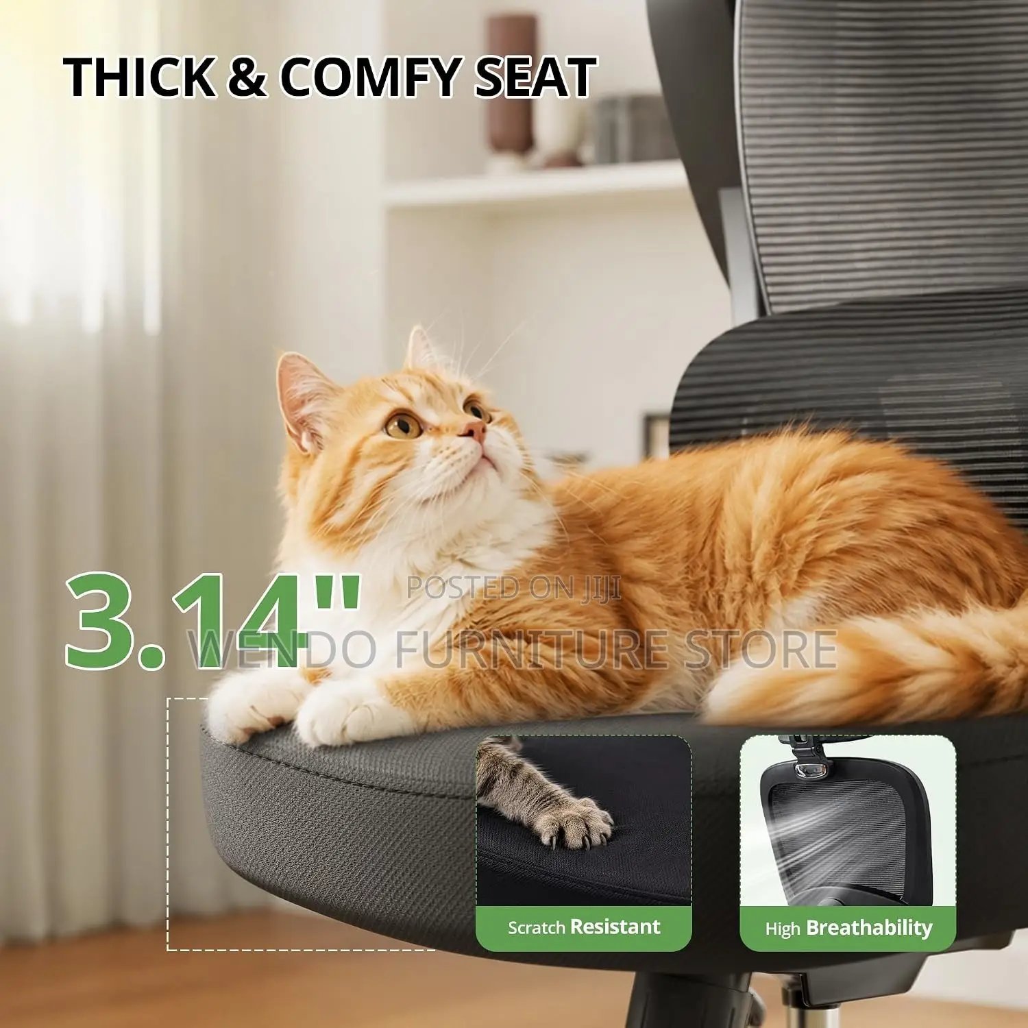 Office Chairs; Executive Ergonomic High Backrest Home Office Chairs