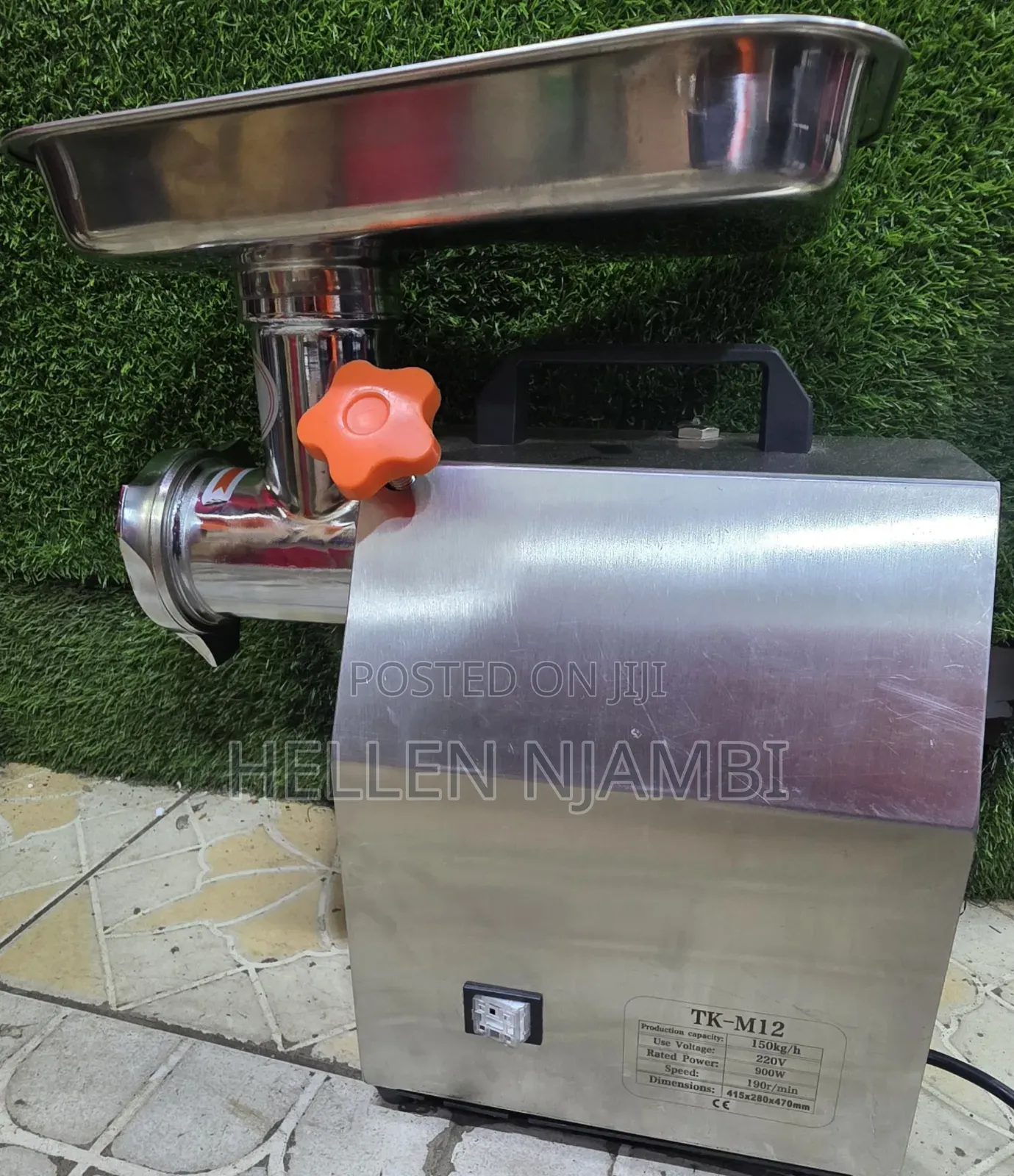 Tk Multifunctional 900w Electric Meat Mincer M12