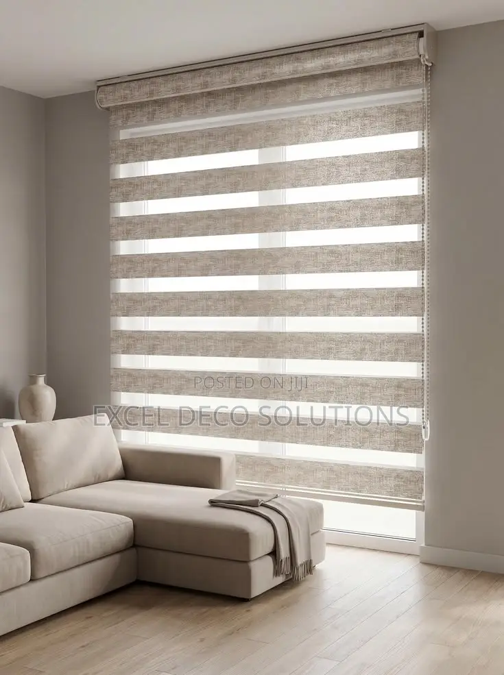 Office Window Blinds – Zebra Roll Up 3,999/SQM Fitted