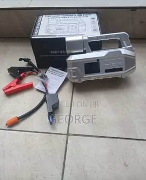 Multi-Function Digital Jump Starter With Tire Compressor