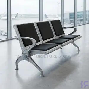 Office Benches; High Ends 3 Link Padded Office Waiting