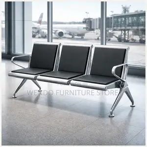 Office Benches; High Ends 3 Link Padded Office Waiting