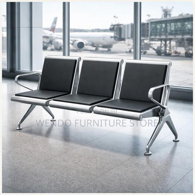 Office Benches; High Ends 3 Link Padded Office Waiting - thumbnail 4