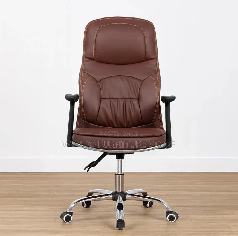 Office Chairs; Brown Generic Ergonomic High Chair