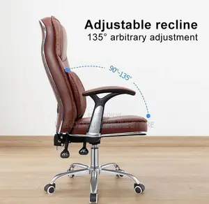 Office Chairs; Brown Generic Ergonomic High Chair