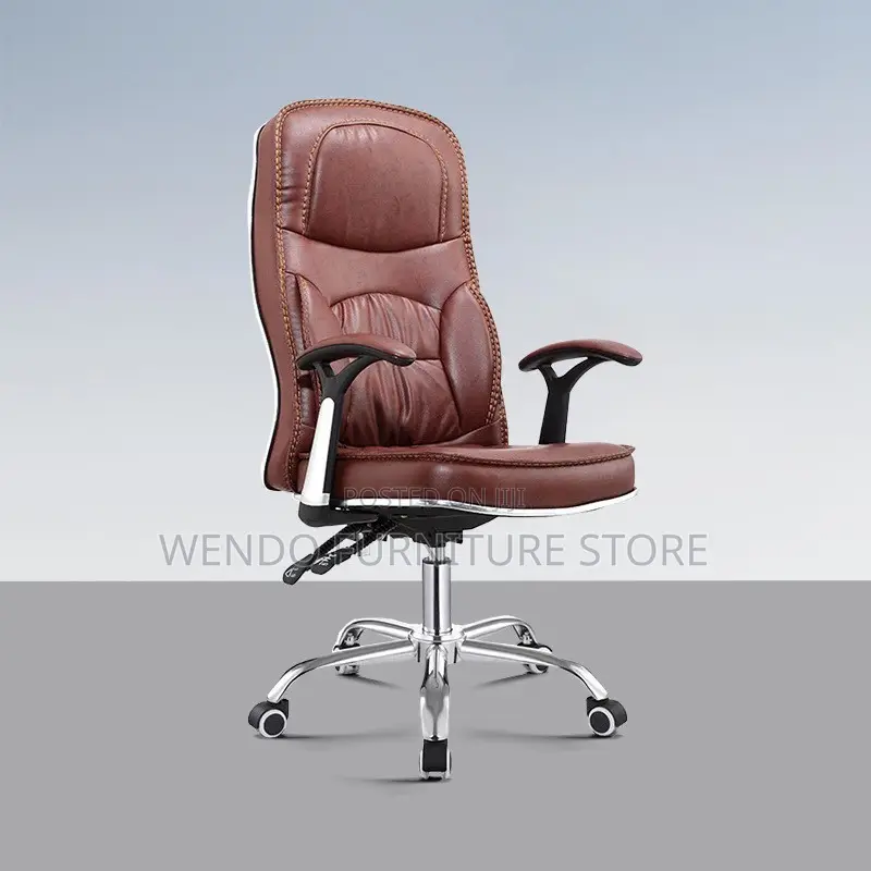 Office Chairs; Brown Generic Ergonomic High Chair