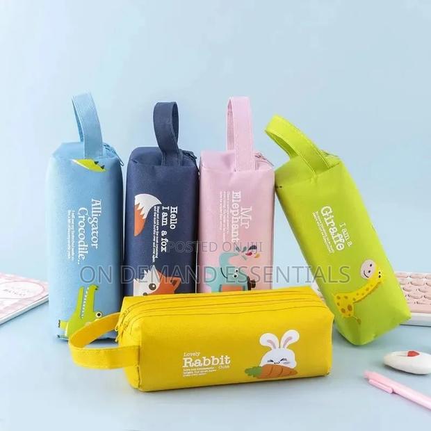 Portable Canvas Pencil Case