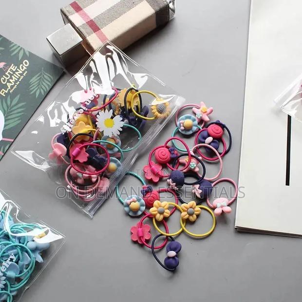 Cute Bowknot Flower Scrunchies Set - thumbnail 2