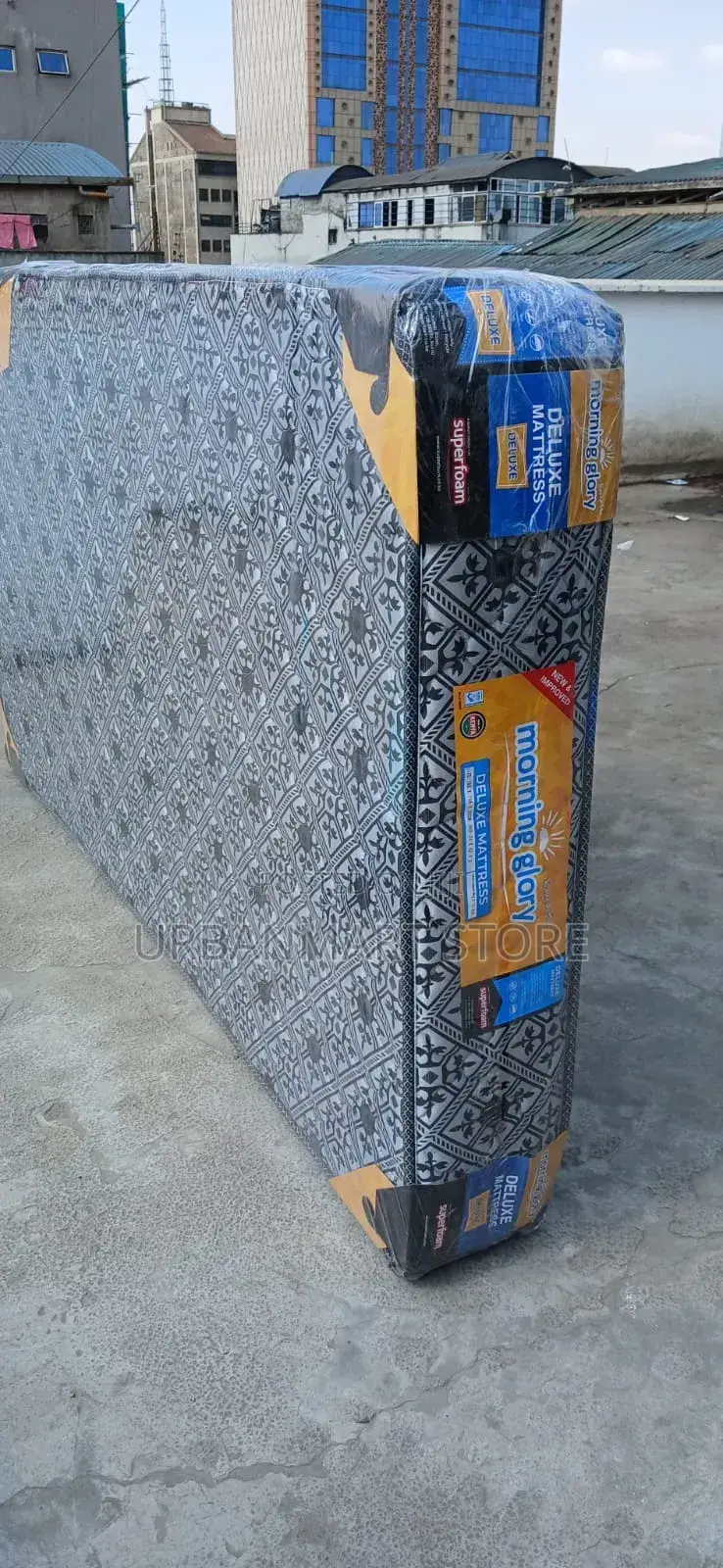 Morning Glory Non-Sinking Quilted Mattress 3 1⁄2x6 by 8 Inches Foam