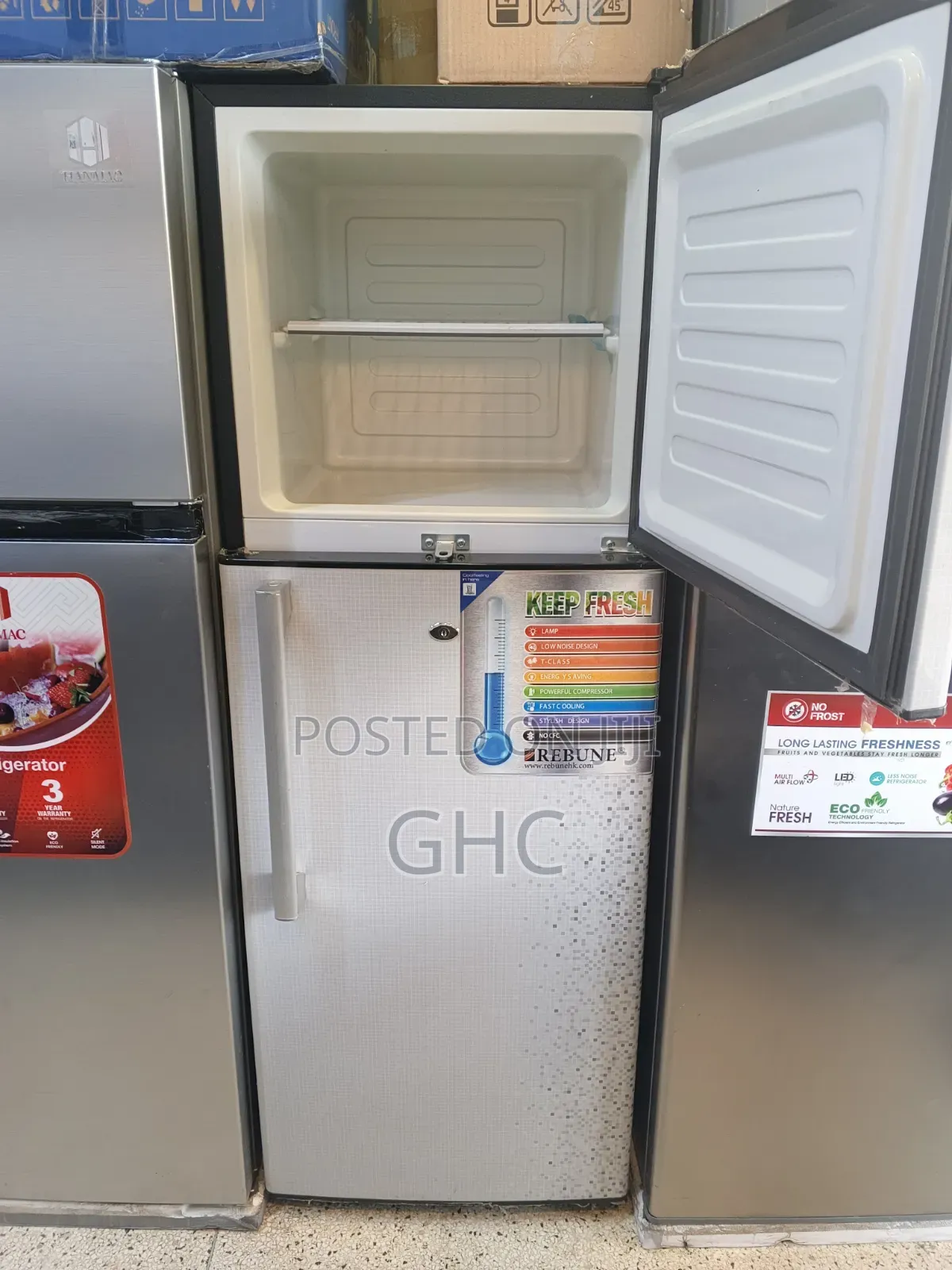 Rebune 213l Double Door Fridge (Used)