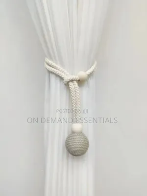 Wood Ball Curtain Tiebacks/ Curtain Holder