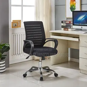 Office Chairs; Adjustable Height Ergonomic Mesh Fabric Chair