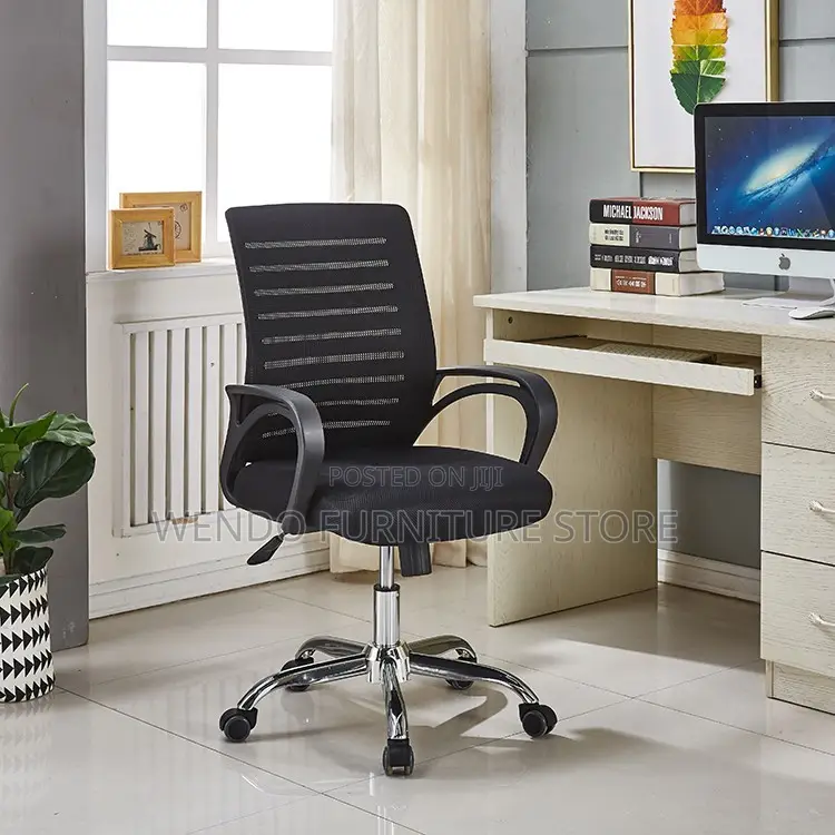 Office Chairs; Adjustable Height Ergonomic Mesh Fabric Chair