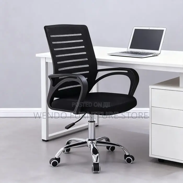 Office Chairs; Adjustable Height Ergonomic Mesh Fabric Chair