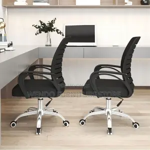 Office Chairs; Adjustable Height Ergonomic Mesh Fabric Chair