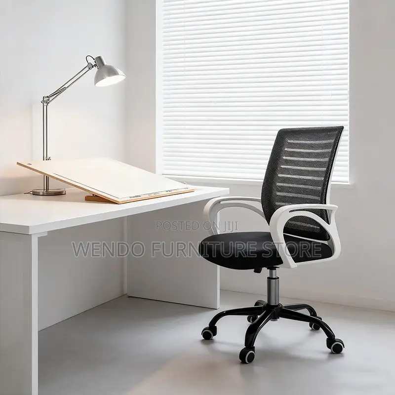 Office Chairs; Adjustable Height Ergonomic Mesh Fabric Chair