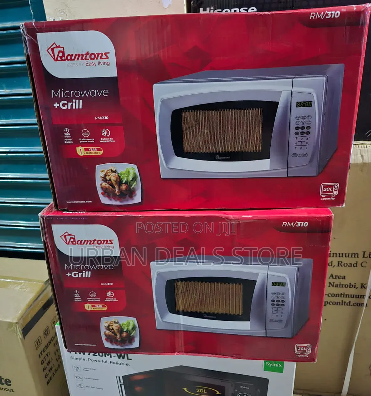 Ramtons Digital Microwave Oven With Grill – 20 Litres (RM/310