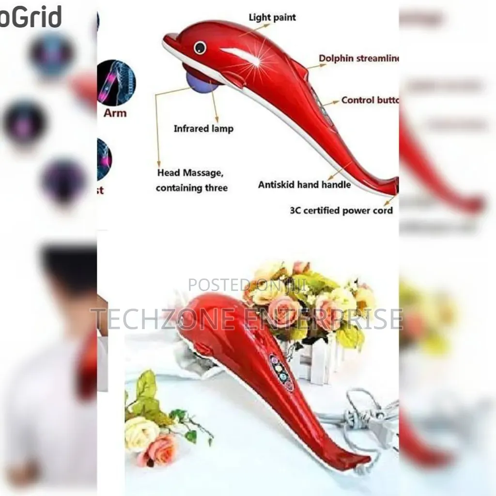Dolphin Infrared Massager With Different Round Heads 