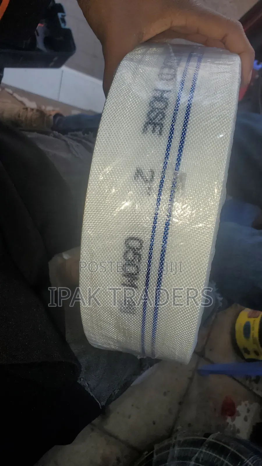 PVC 2 Inch by 30 M White Canvas Delivery Pipe