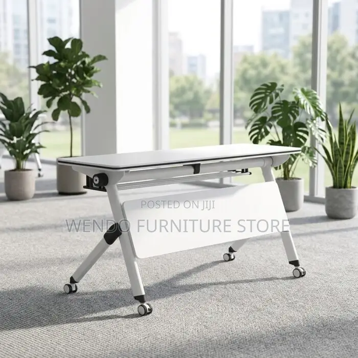 Office Desk; 1.2m Foldable Office Training Movable Table