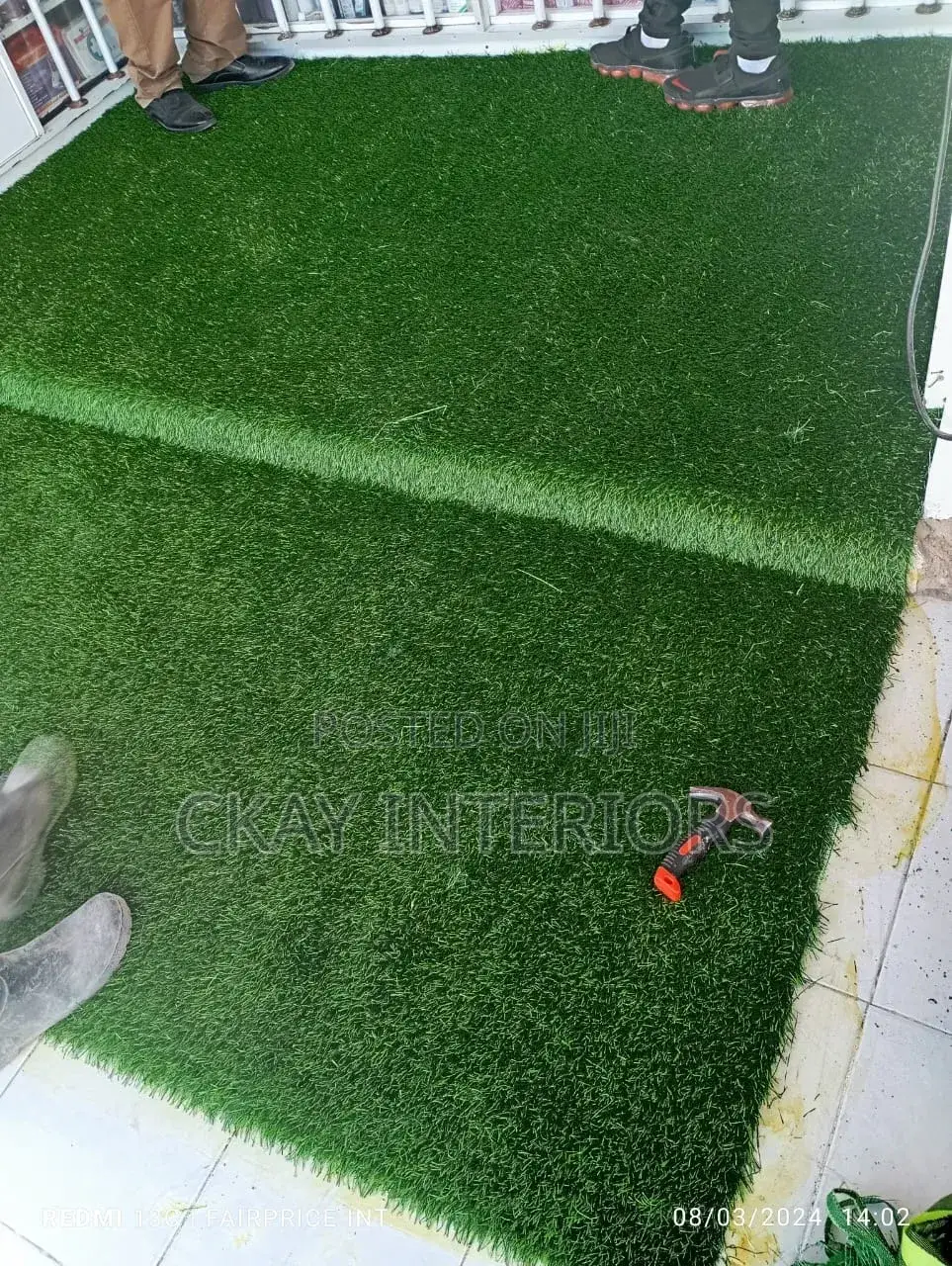 40mm Outdoor Soft, Shinny, Artificial Green Grass Carpet