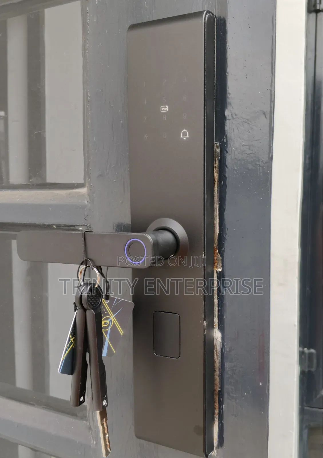 Smart Door lockBiometric Intelligent Door Lock TUYA WIFI Remote)