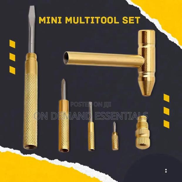 5 in 1 Multifunction Mini Hammer and Screwdriver Hand Tools Set - thumbnail 5