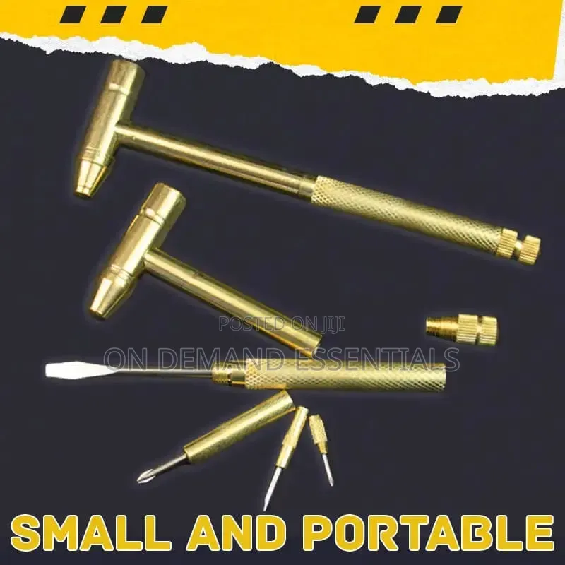 5 in 1 Multifunction Mini Hammer and Screwdriver Hand Tools Set