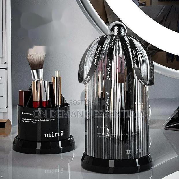 360 Rotating Desktop Makeup Brushes Holder - thumbnail 3