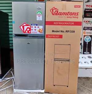 Ramtons RF/339 Top Freezer Fridge – Silver