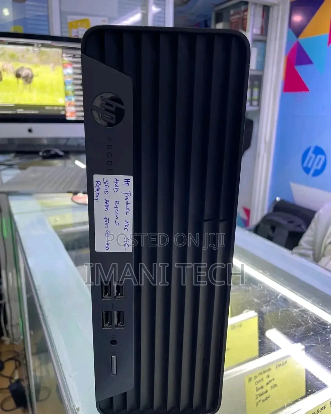 Desktop Computer HP ProDesk 600 G6 8GB AMD Ryzen 5 SSD 256GB