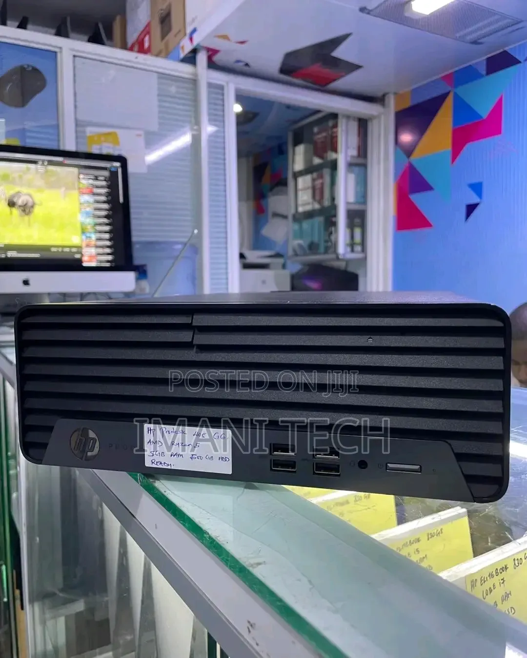 Desktop Computer HP ProDesk 600 G6 8GB AMD Ryzen 5 SSD 256GB