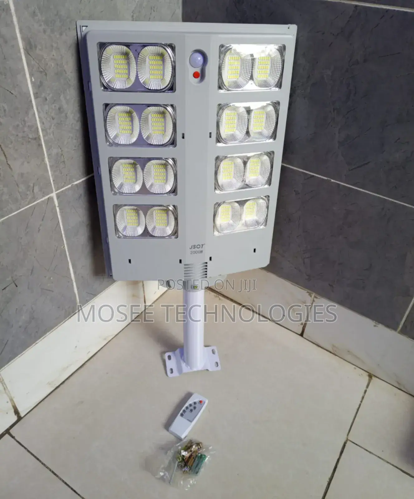 JSOT 200W Solar LED Street Light With Motion Sensor