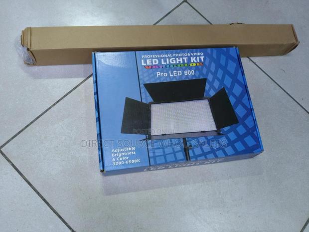 Pro LED 600 Professional Video Studio Light With Stand - thumbnail 3