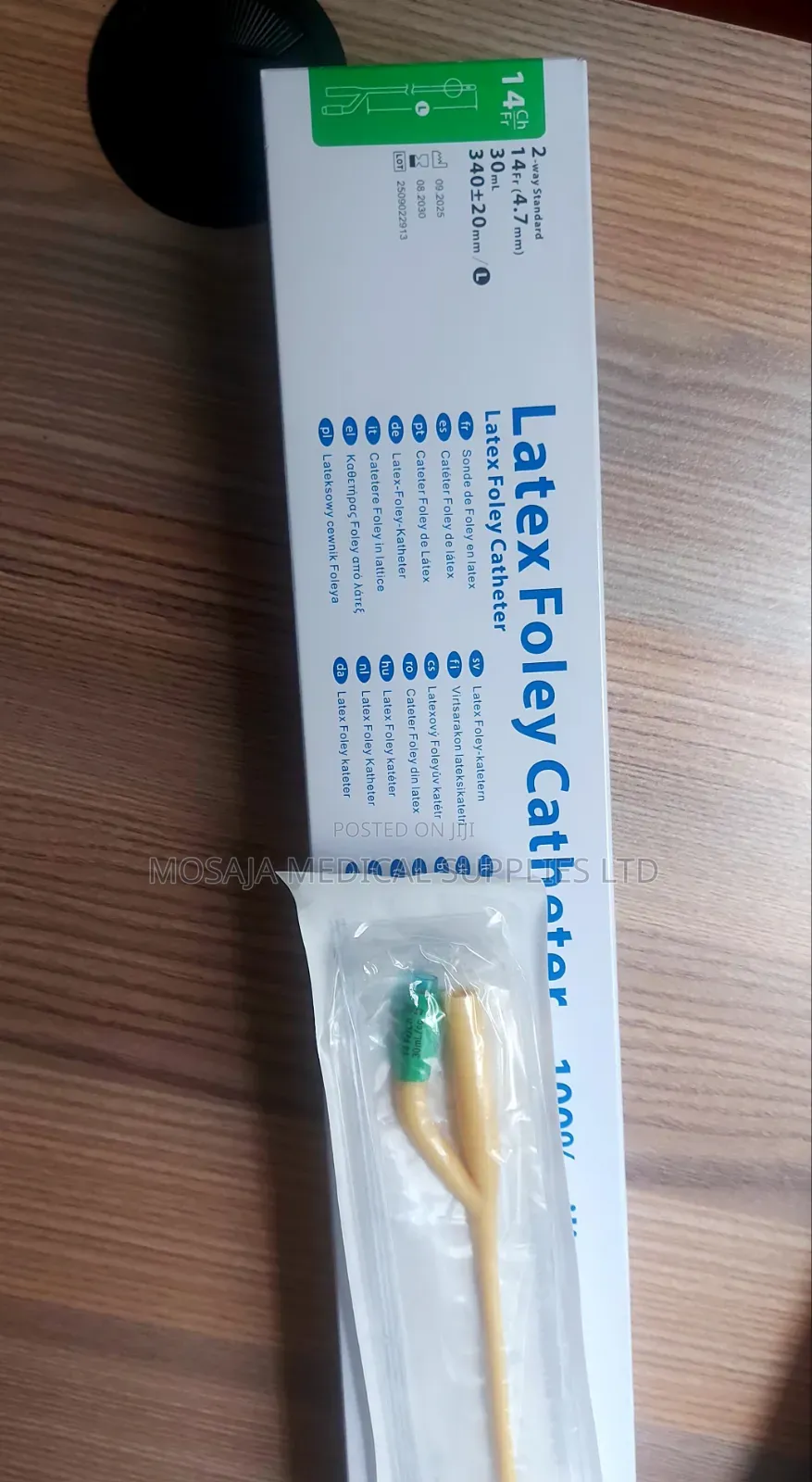 2way Foley Catheter 100% Silicon Coated Size 14