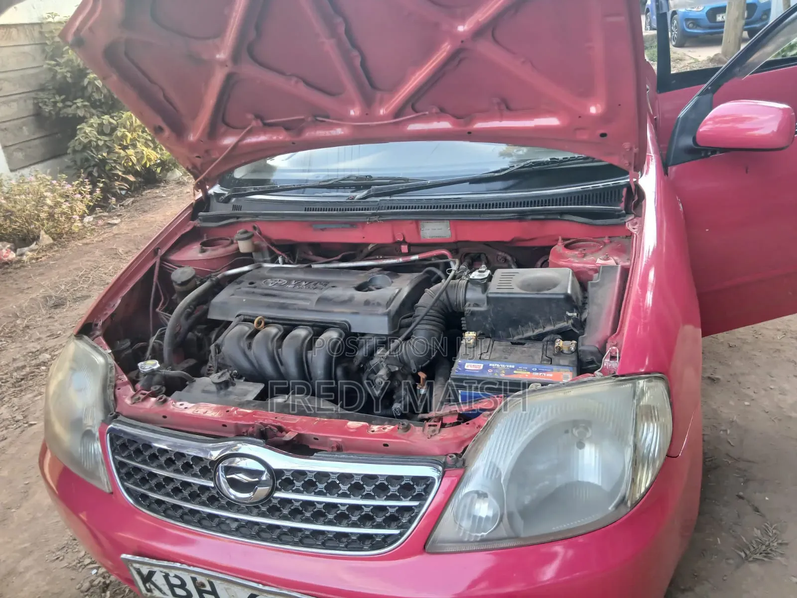 Toyota Corolla Fielder 2008 Red