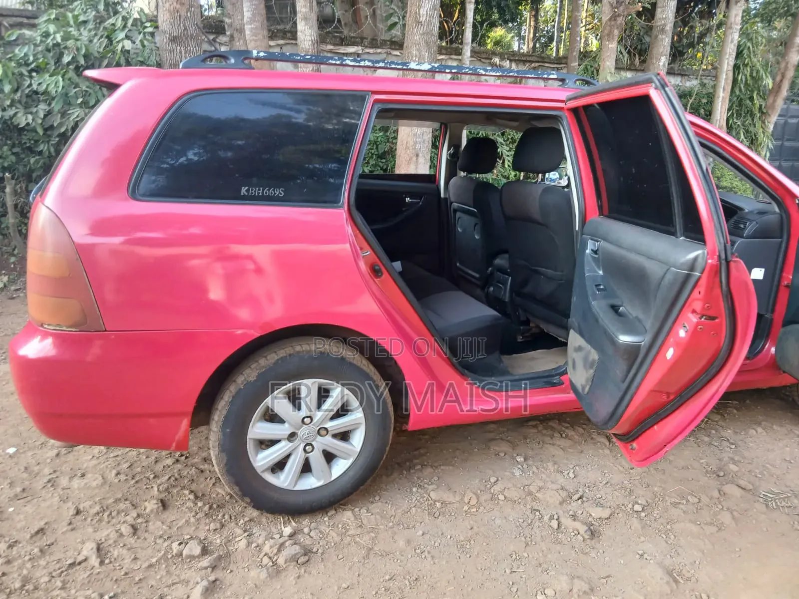 Toyota Corolla Fielder 2008 Red
