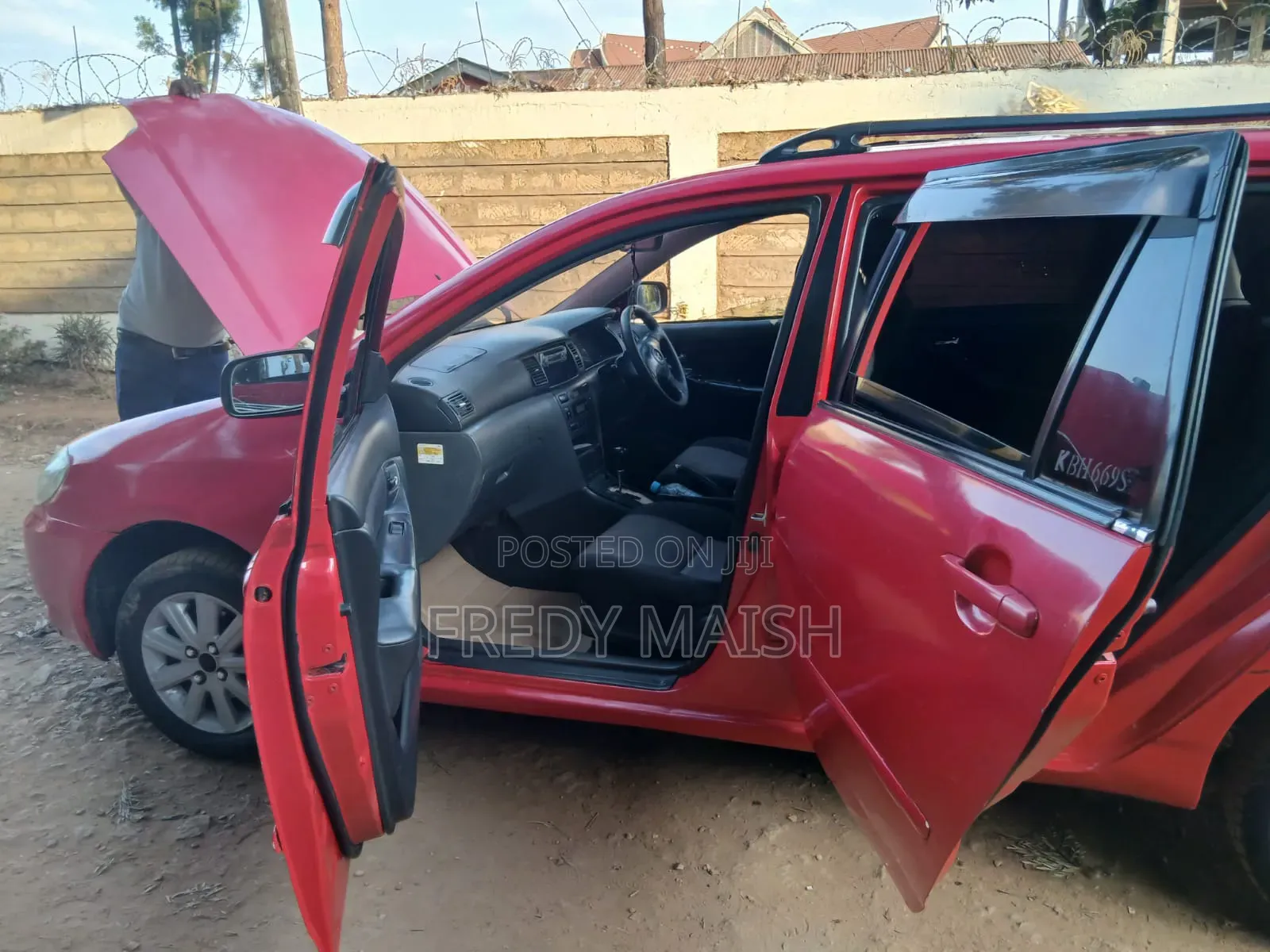 Toyota Corolla Fielder 2008 Red