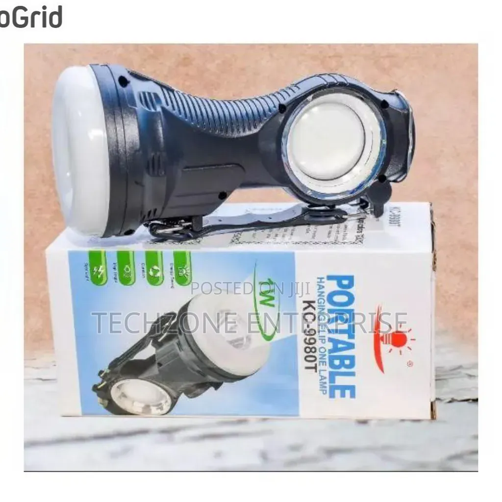 KC (KC-9980T) Portable Hanging Flip LED Solar Torch 