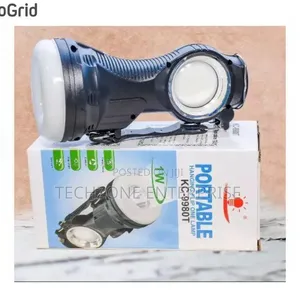 KC (KC-9980T) Portable Hanging Flip LED Solar Torch 